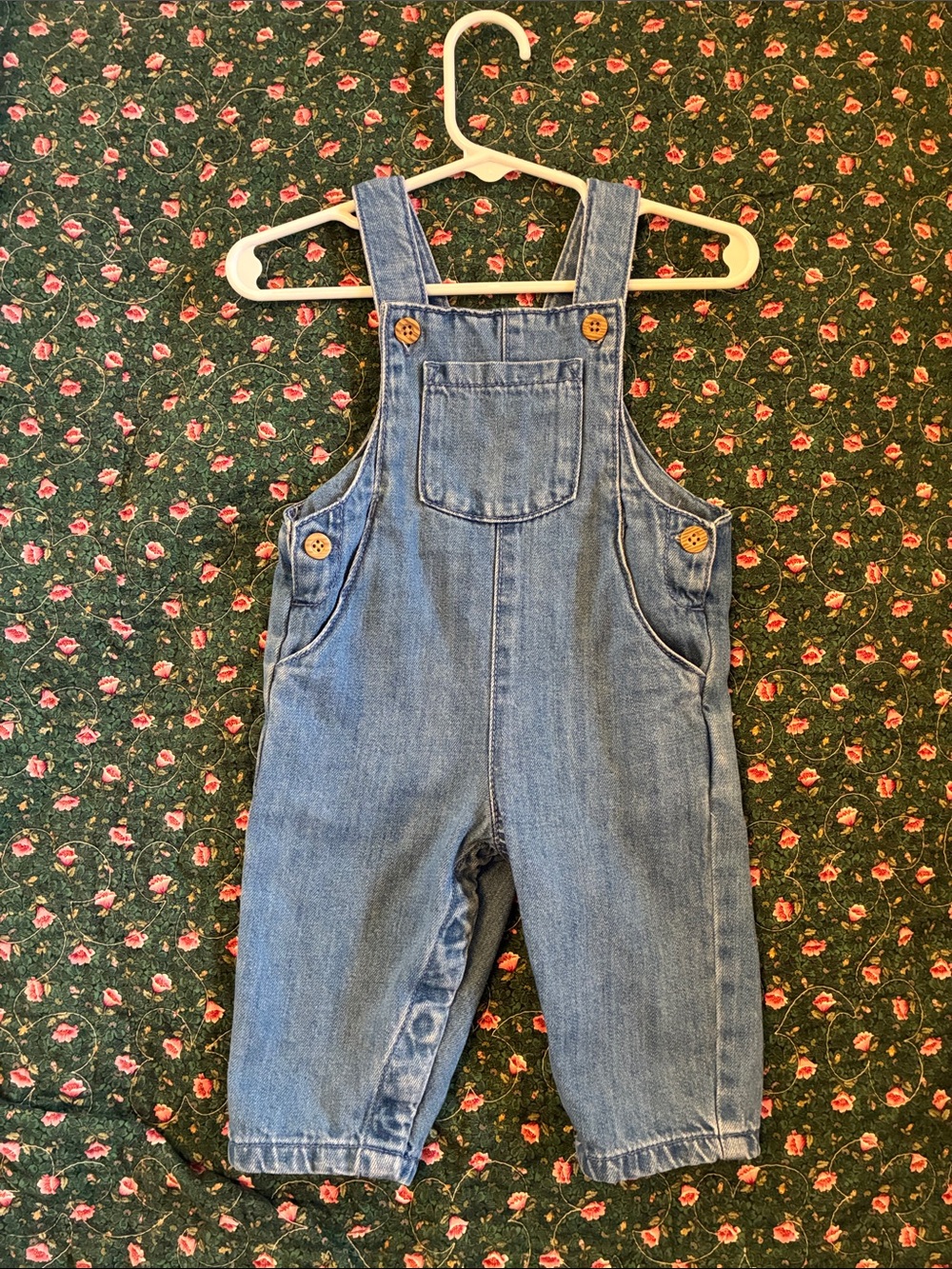 Kids Blue Denim Overalls - little planet